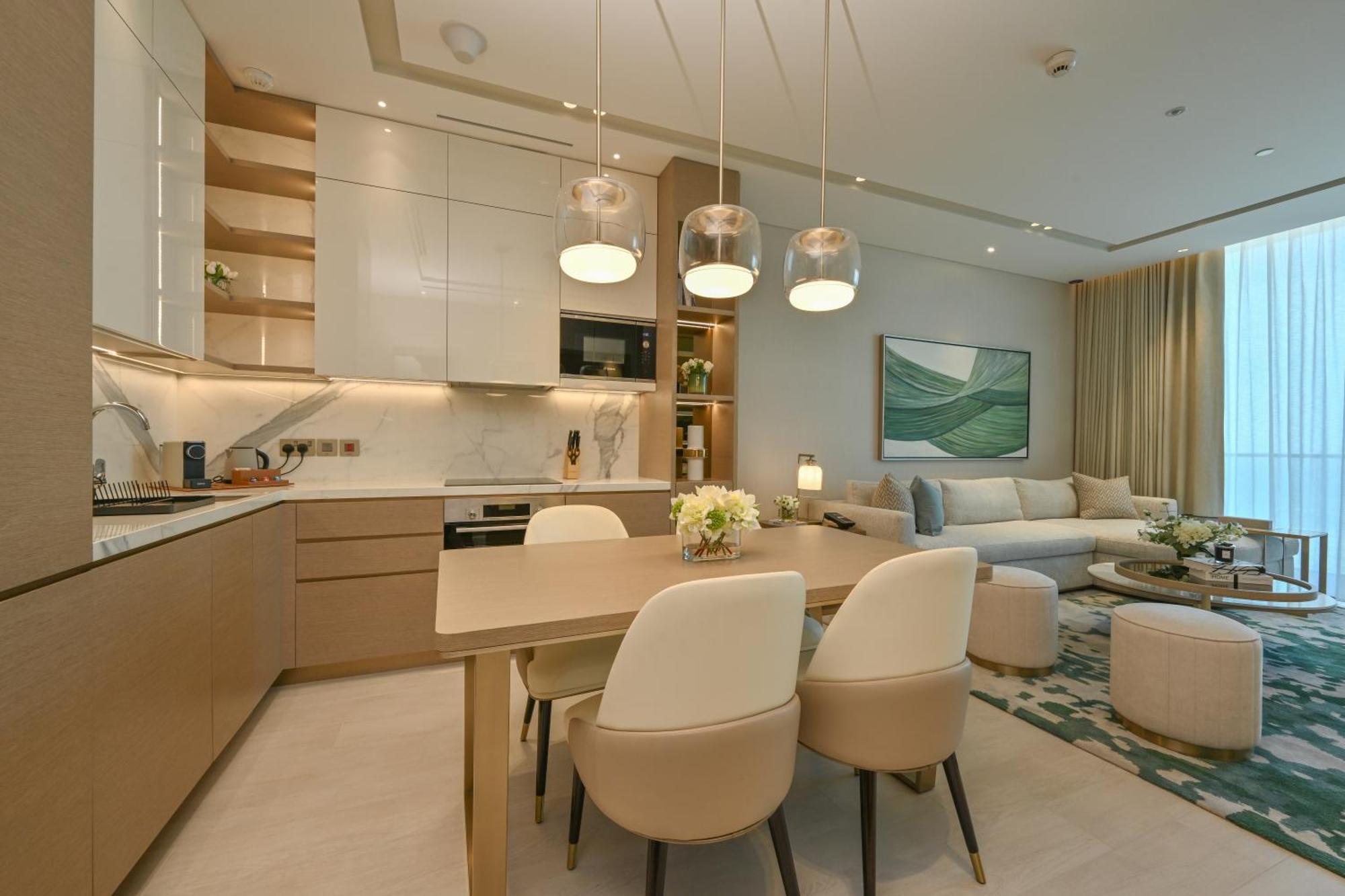 麦纳麦 Onyx Rotana酒店 外观 照片 A typical apartment interior